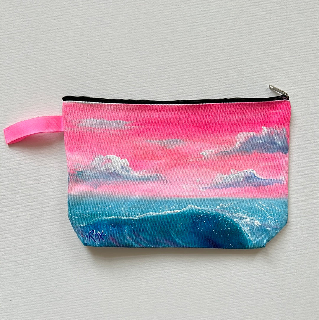 バッグ PRY Front Zip Travel Bag [PU Canvas] Large Canvas Zip Bag – Rox Art