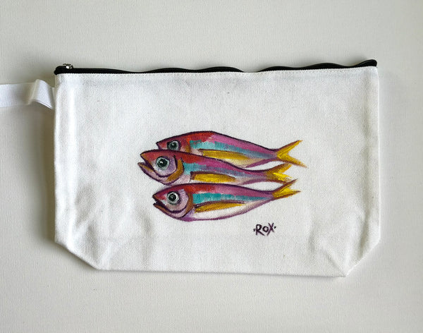 Large Canvas Zip Bag