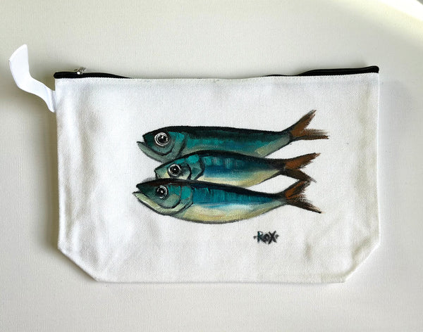 Large Canvas Zip Bag