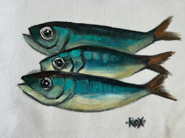 Large Canvas Zip Bag