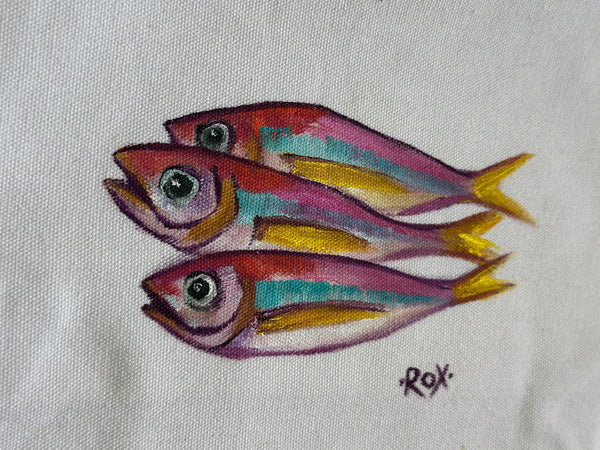 Large Canvas Zip Bag