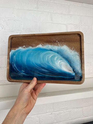 Painted Wood Tray