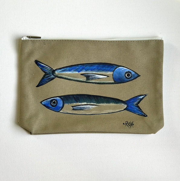 Small Canvas Zip Bag