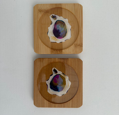 Bamboo Coaster Set