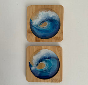 Bamboo Coaster Set