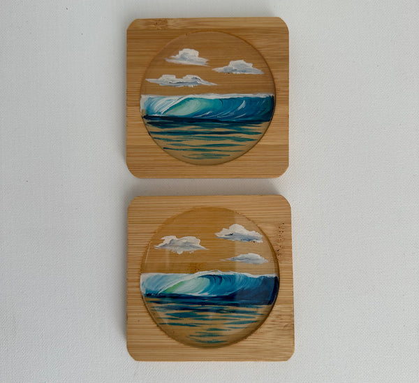 Bamboo Coaster Set