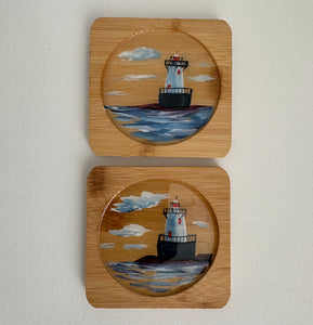 Bamboo Coaster Set