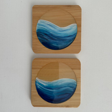 Bamboo Coaster Set