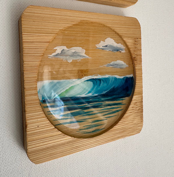 Bamboo Coaster Set