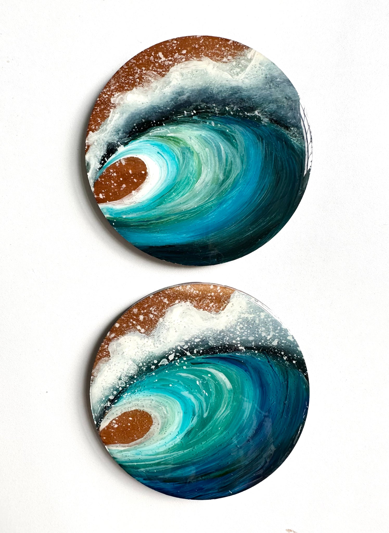 Wood Coaster Set