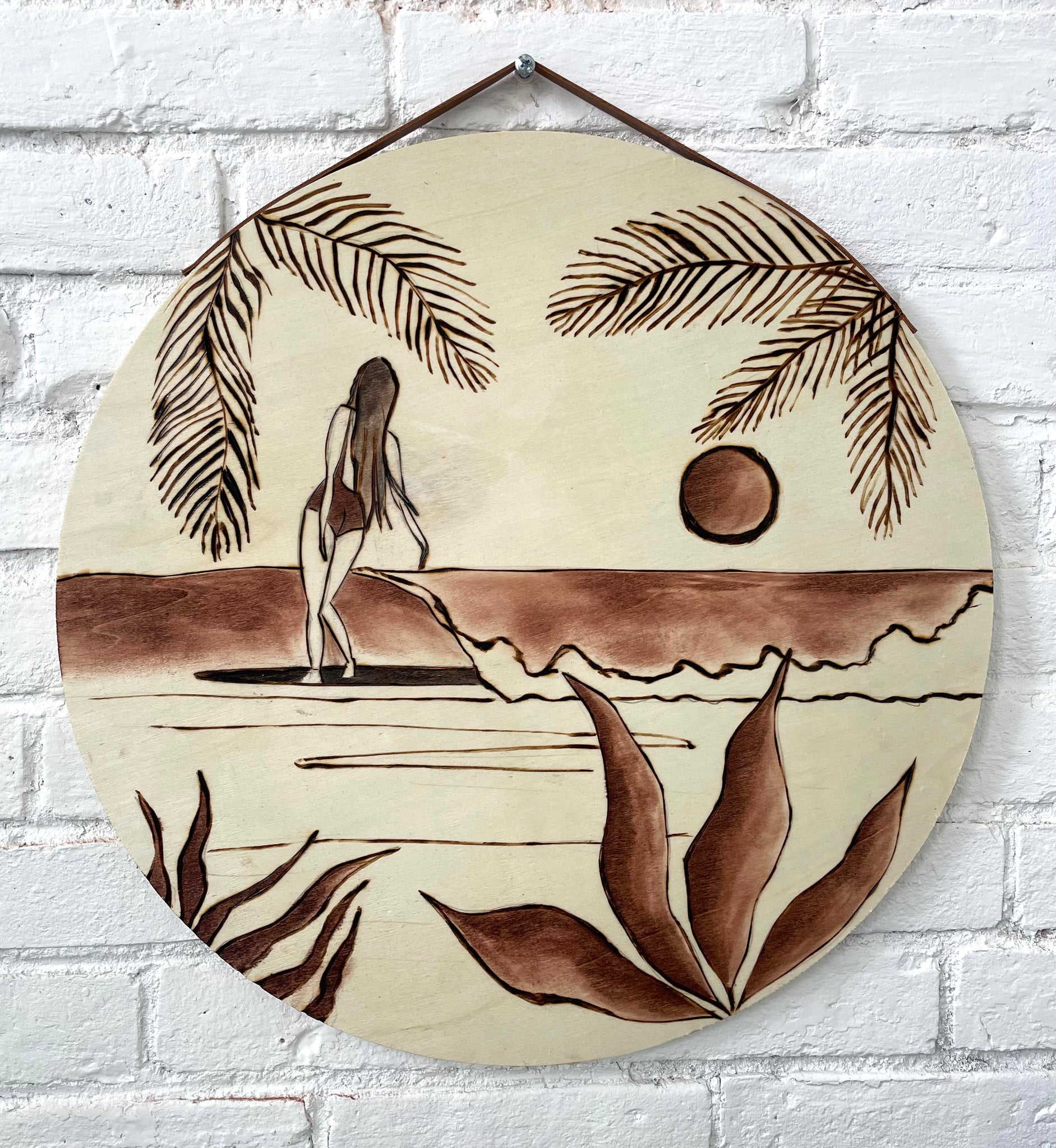Wood Burn Girl #7