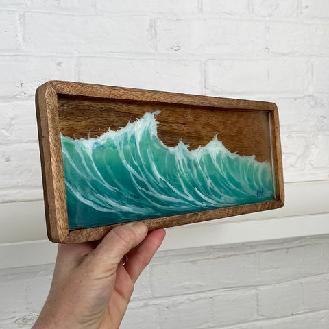 Hand painted Resin Tray