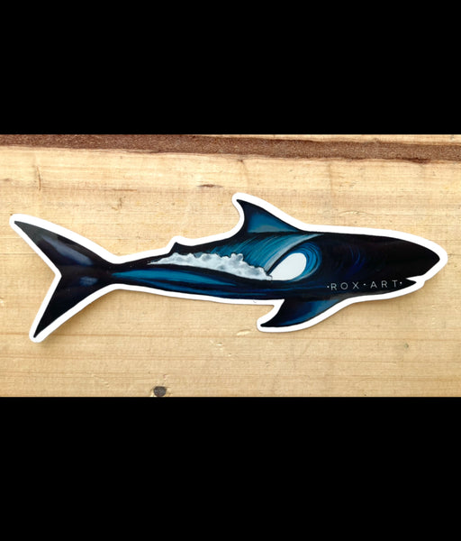 “Shark Wave” Sticker